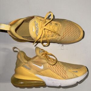 Nike Air Max  270 woman 10 Yellow Topaz Gold